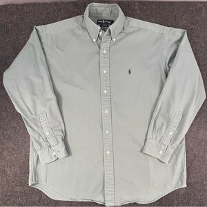 Ralph Lauren Light Green Casual Button Down Shirt